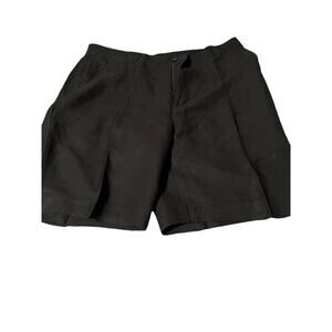 AXIS LA Men's Black Linen/Rayon Flat Front Shorts Size 38/Inseam 10 Inches/New